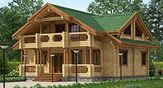 Деревянный дом «Боровик-189»