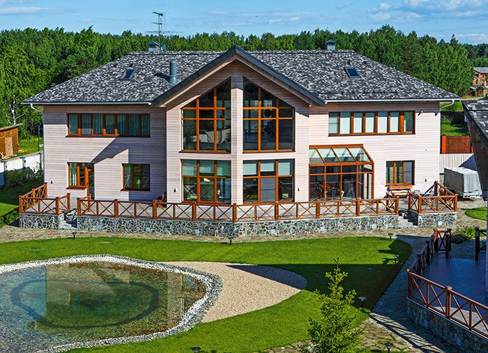 Загородный дом монолитно-кирпичный Загородный дом монолитно-кирпичный